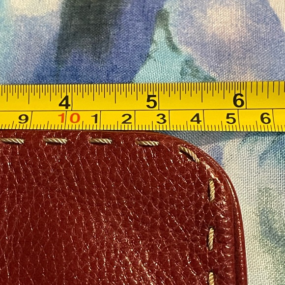 Fossil deep red wristlet with added charm EUC - Picture 7 of 10